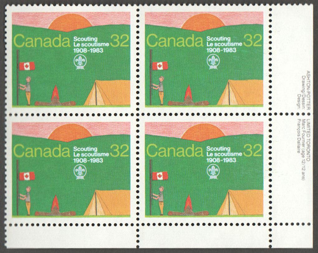 Canada Scott 993 MNH PB LR (A9-2) - Click Image to Close